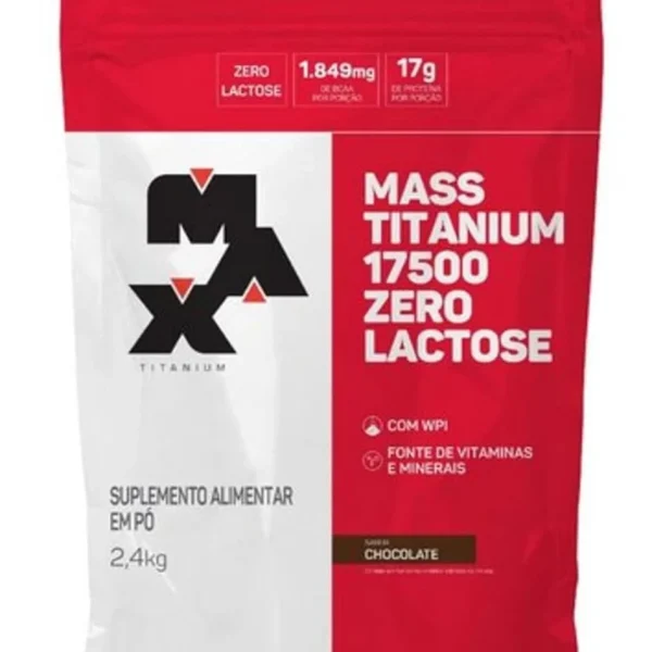 Mass Titanium Zero Lactose (2,4Kg) – Chocolate – Max Titanium